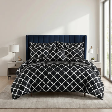 7 Pcs Quilted Comforter Set 363