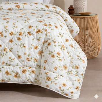 7 Pcs Quilted Comforter Set 411