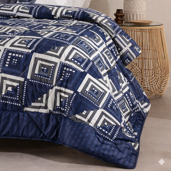 6 Pcs Quilted Comforter Set 302