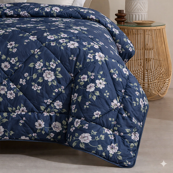 7 Pcs Quilted Comforter Set 415
