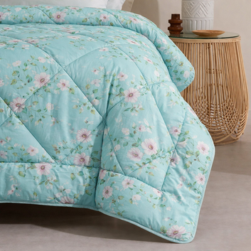 7 Pcs Quilted Comforter Set 418