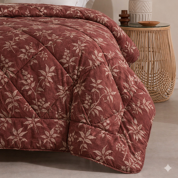 7 Pcs Quilted Comforter Set 413