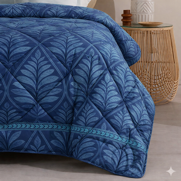 7 Pcs Quilted Comforter Set 407