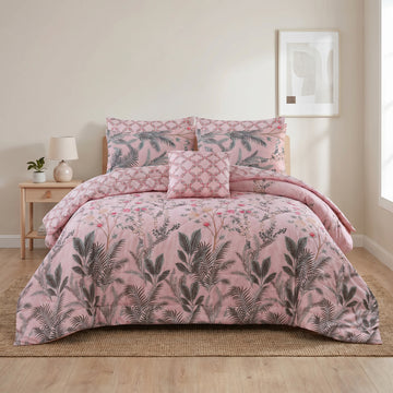 7 Pcs Quilted Comforter Set 428