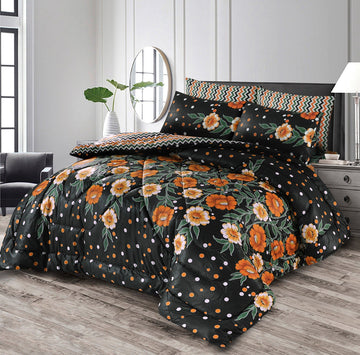 6 Pc Winter Comforter Set (Heavy Filling) 19