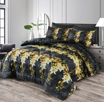 6 Pc Winter Comforter Set (Heavy Filling) 25