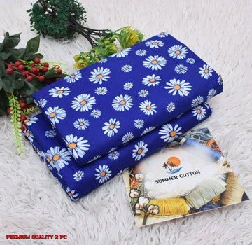 Floral Print 2-Piece Unstitched Suit (A339)